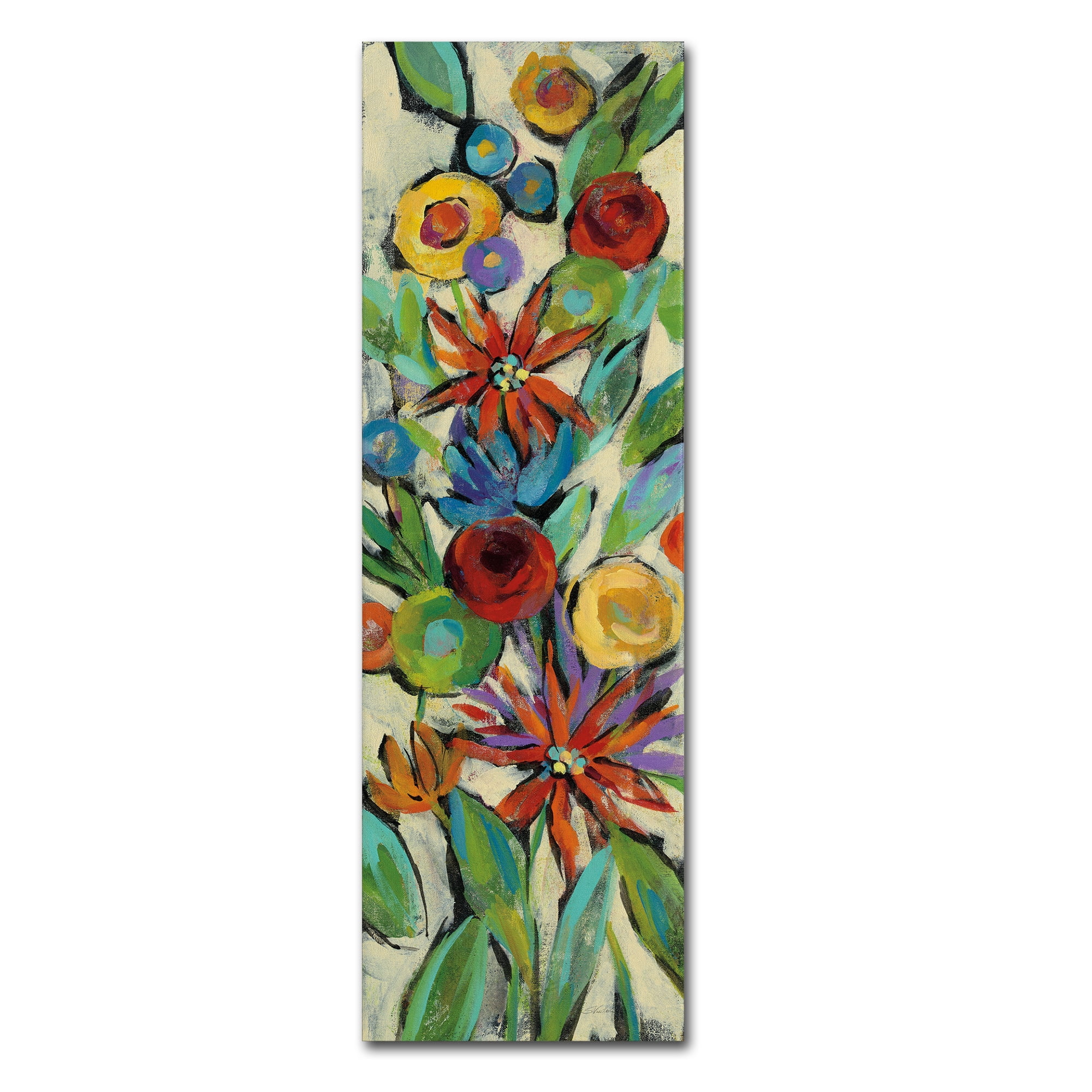 Trademark Fine Art 'Confetti Floral III' Canvas Art by Silvia Vassileva