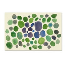 Trademark Fine Art 'Confetti Green' Canvas Art by Fernanda Franco
