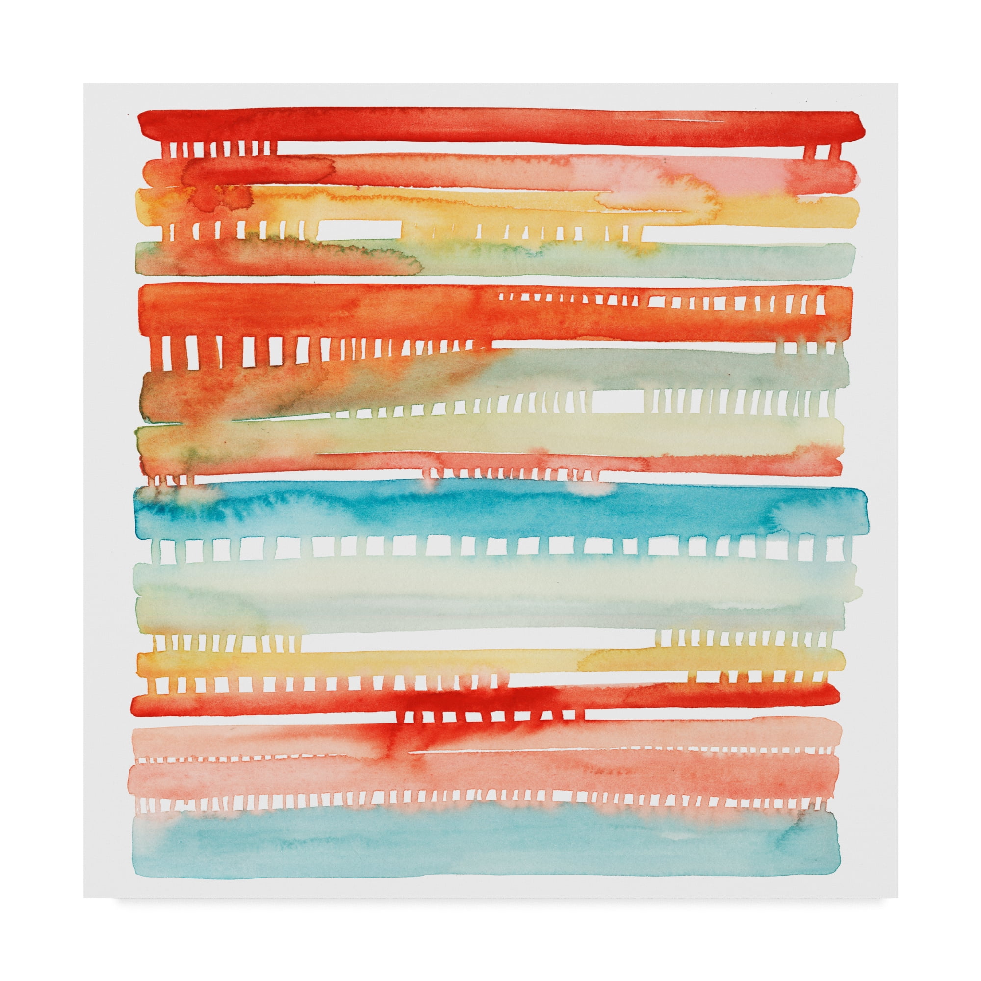 Trademark Fine Art 'Connected Lines I' Canvas Art by Grace Popp