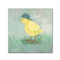 Trademark Fine Art 'Cool Dude' Canvas Art by Susan Rios