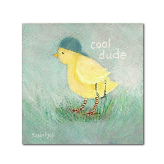 Trademark Fine Art 'Cool Dude' Canvas Art by Susan Rios