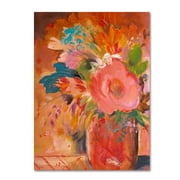 Trademark Fine Art Copper Vase 3 Canvas Wall Art by Sheila Golden