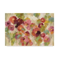 Trademark Fine Art 'Coral and Emerald Garden I' Canvas Art by Silvia Vassileva