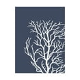 thumbnail image 1 of Trademark Fine Art 'Corals White on Indigo Blue c' Canvas Art by Fab Funky, 1 of 3
