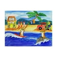thumbnail image 1 of Trademark Fine Art 'Corgi Surfers Club' Canvas Art by Cheryl Bartley, 1 of 3