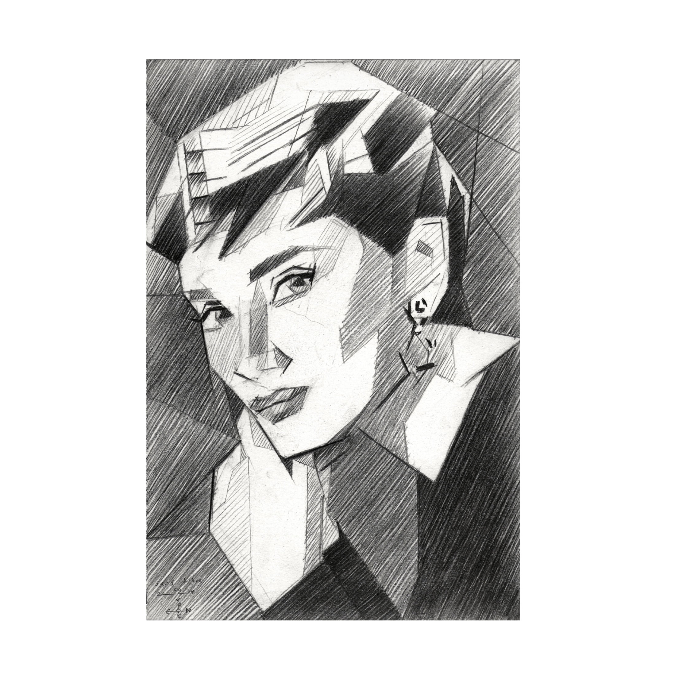 Trademark Fine Art Corne Akkers Audrey Hepburn Canvas Wall Art