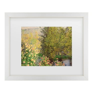 Trademark Fine Art 'Corner of the Garden at Montgeron, 1876' Canvas Art by Claude Monet