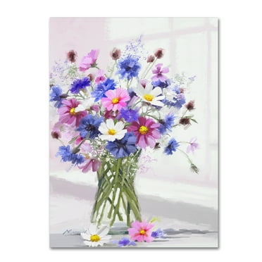 Trademark Fine Art 'Cornflower' Canvas Art by The Macneil Studio