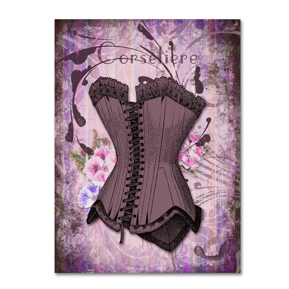 Trademark Fine Art 'Corsetiere Deux' Canvas Art by Tina Lavoie