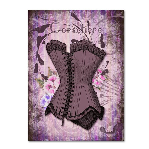 Trademark Fine Art 'Corsetiere Deux' Canvas Art by Tina Lavoie