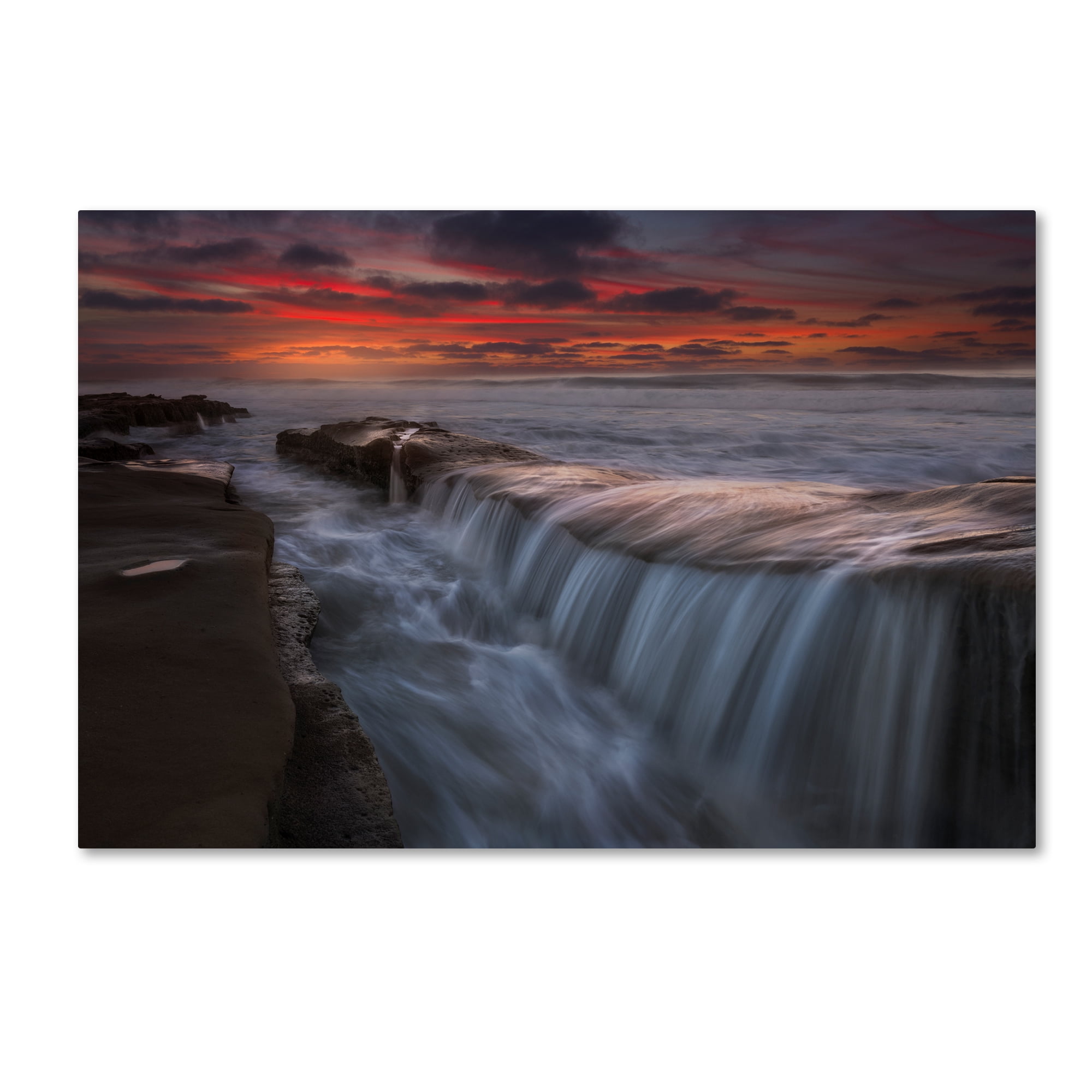 Trademark Fine Art 'Cortina de Agua' Canvas Art by Moises Levy