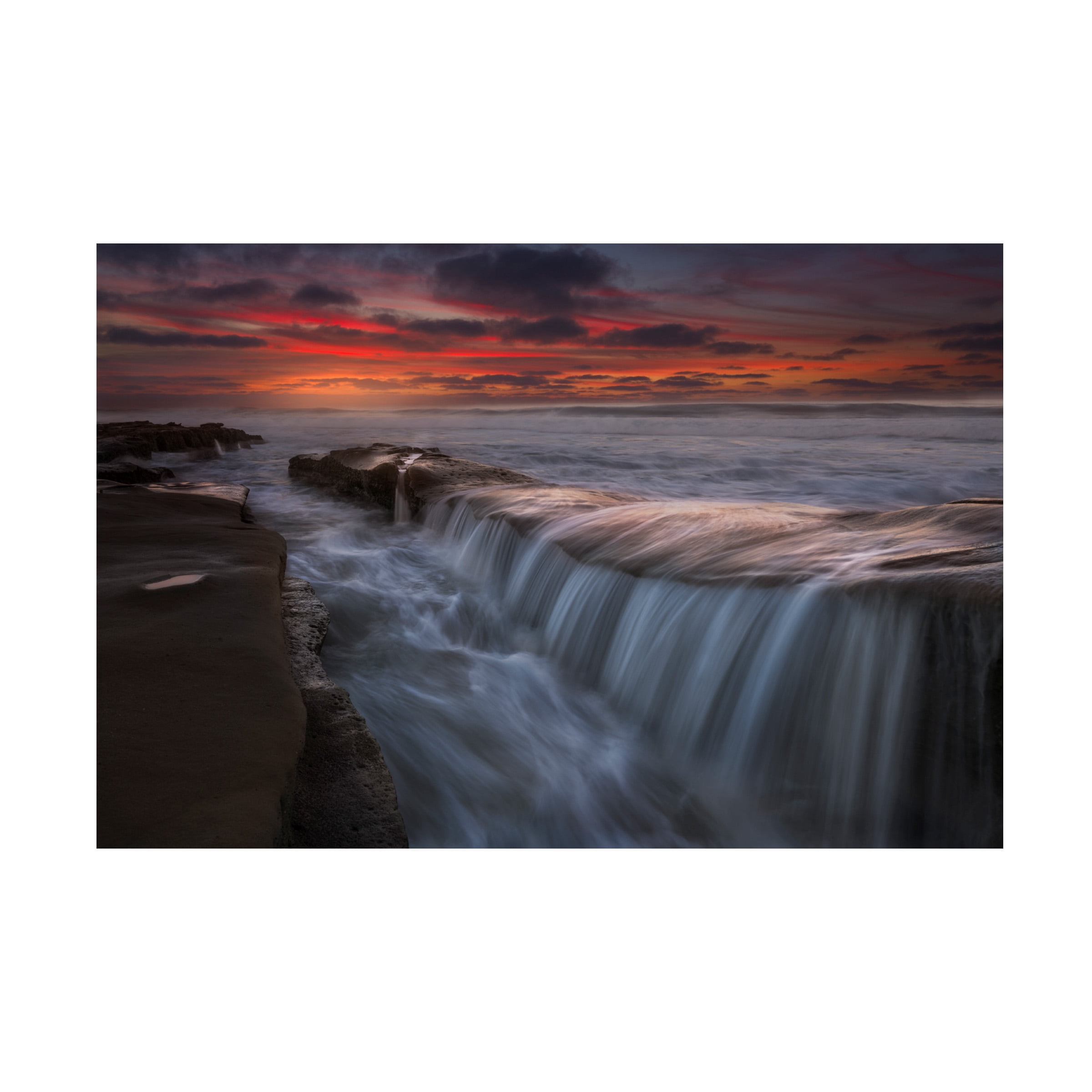 Trademark Fine Art 'Cortina de Agua' Canvas Art by Moises Levy