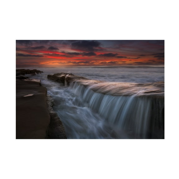 Trademark Fine Art Moises Levy Cortina de Agua Canvas Wall Art - 22x32