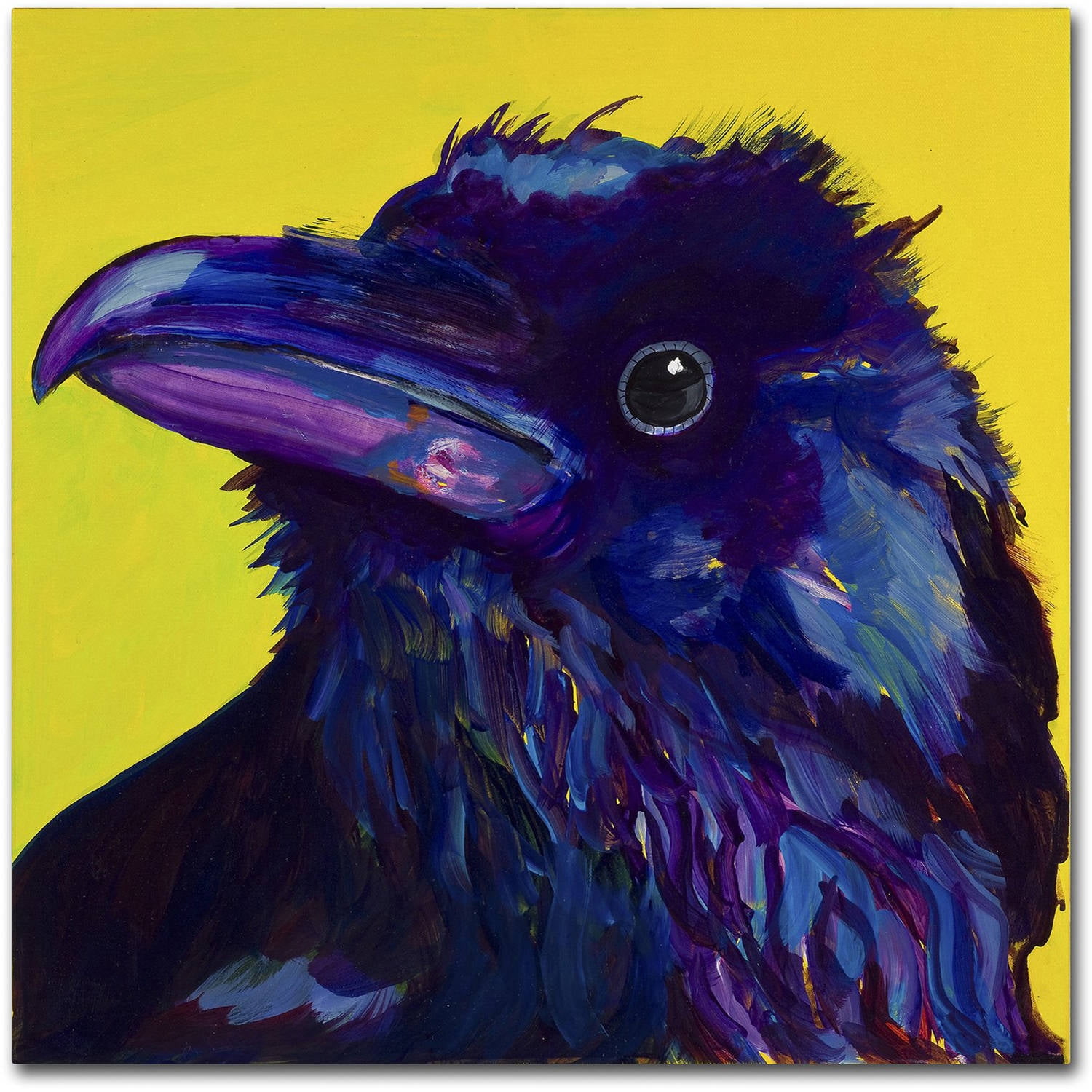 Trademark Fine Art "Corvus" Canvas Art by Pat Saunders-White