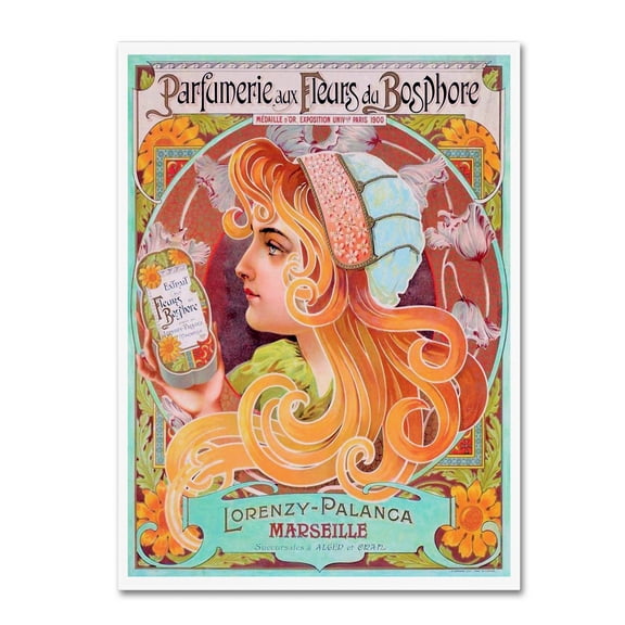 Trademark Fine Art 'Cosmetics 1' Canvas Art by Vintage Lavoie