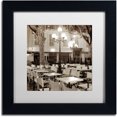 thumbnail image 1 of Trademark Fine Art "Cote d'Azur Cafe I" Canvas Art by Alan Blaustein, White Matte, Black Frame, 1 of 4