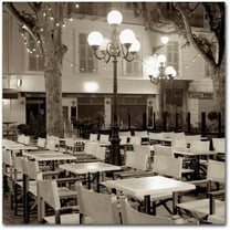 Trademark Fine Art "Cote d'Azur Cafe I" Canvas Art by Alan Blaustein