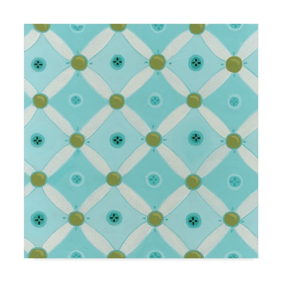 Trademark Fine Art 'Cottage Patterns VIII' Canvas Art by June Erica Vess