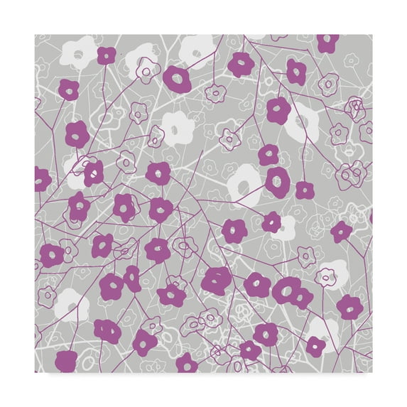 Trademark Fine Art 'Cottage Rose Garden V' Canvas Art by Ali Benyon