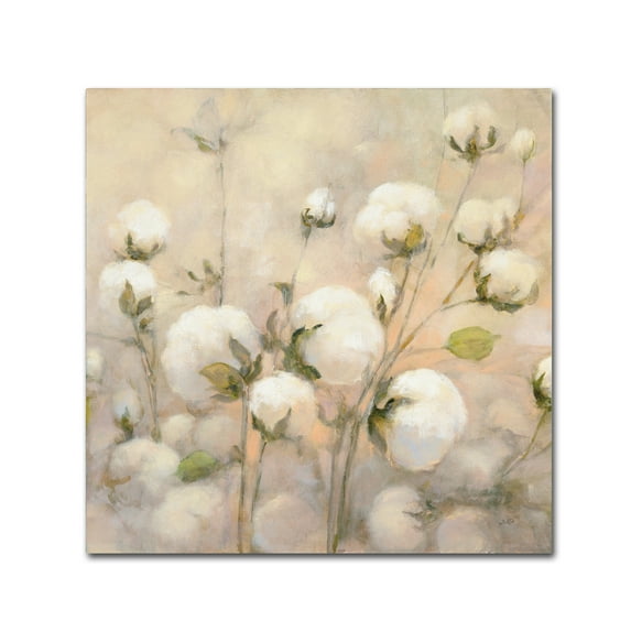 Trademark Fine Art 'Cotton Field Crop' Canvas Art by Julia Purinton