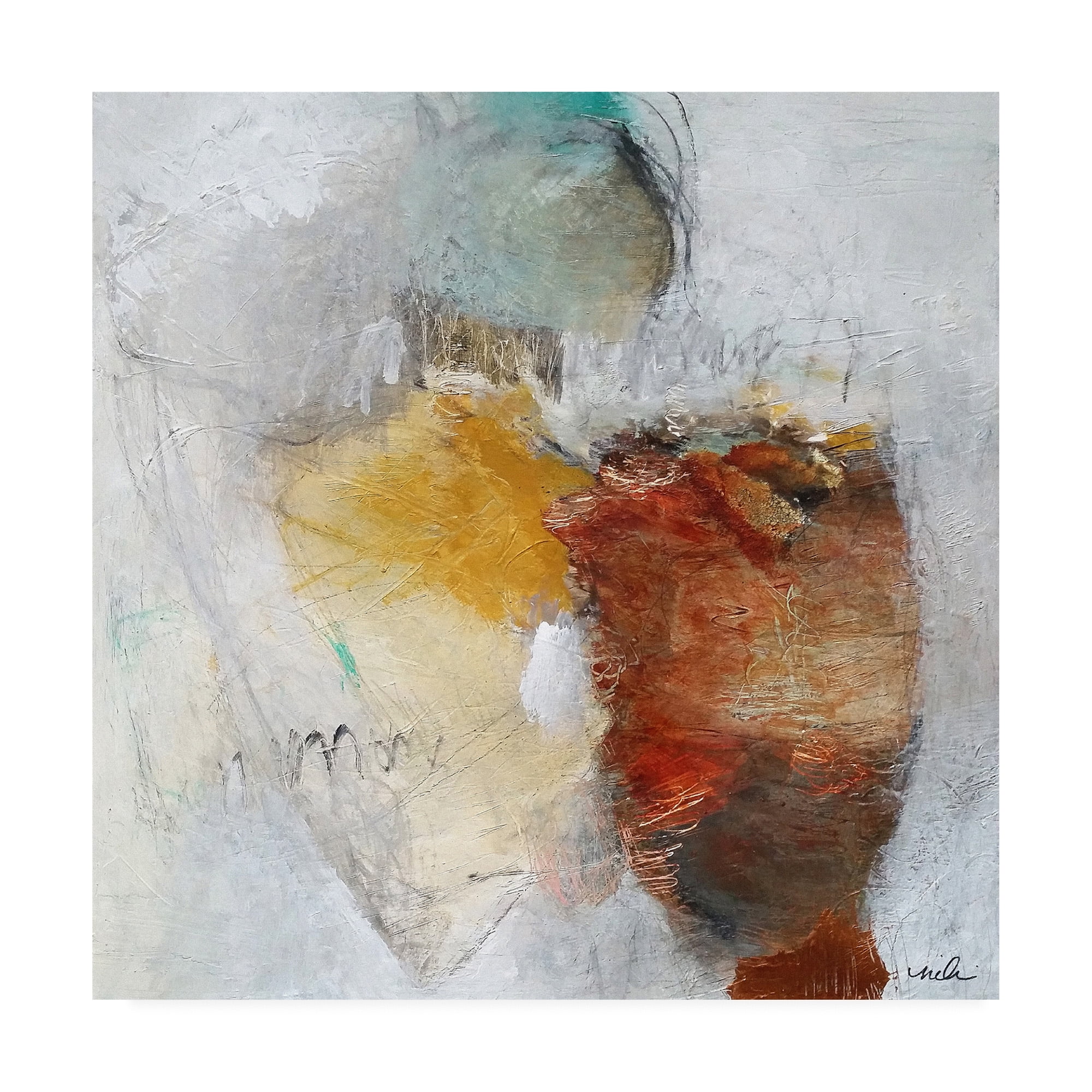 Trademark Fine Art 'Could Not Be Alone' Canvas Art by Nicole Hoef
