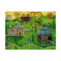 Trademark Fine Art 'Country Farms' Canvas Art by Cheryl Bartley