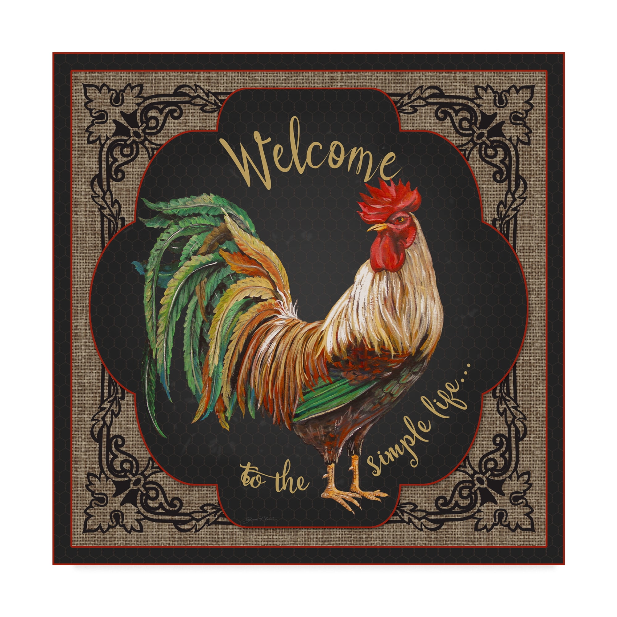 Trademark Fine Art 'Country Kitchen 3' Canvas Art by Jean Plout