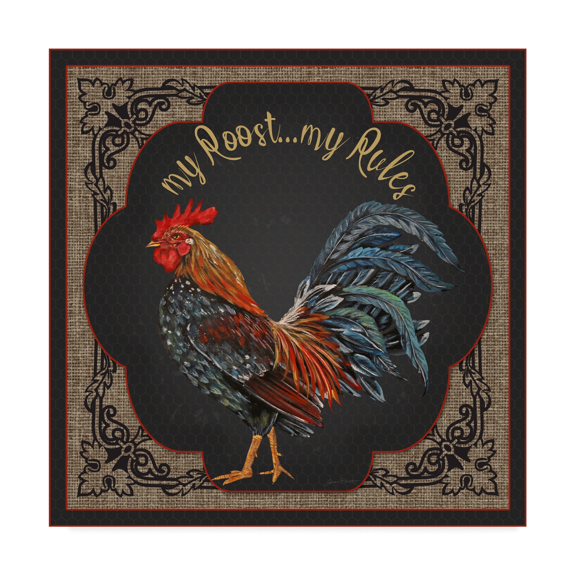 Trademark Fine Art 'Country Kitchen 4' Canvas Art by Jean Plout