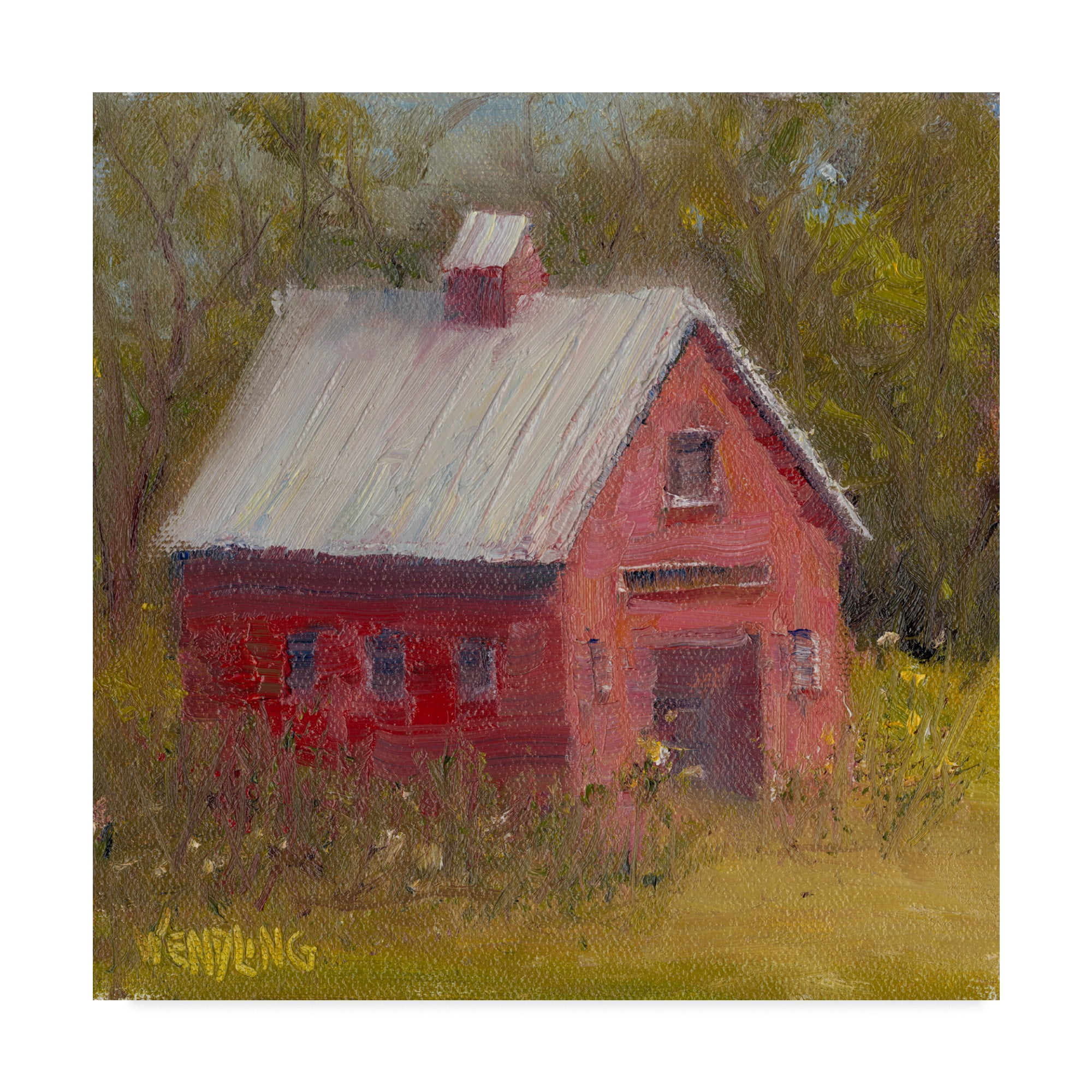 Trademark Fine Art 'Country Road II' Canvas Art by Marilyn Wendling