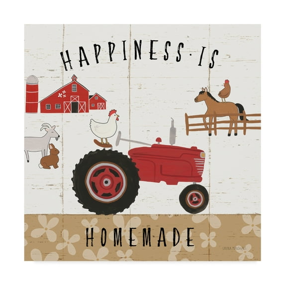 Trademark Fine Art 'Country Roads II' Canvas Art by Laura Marshall