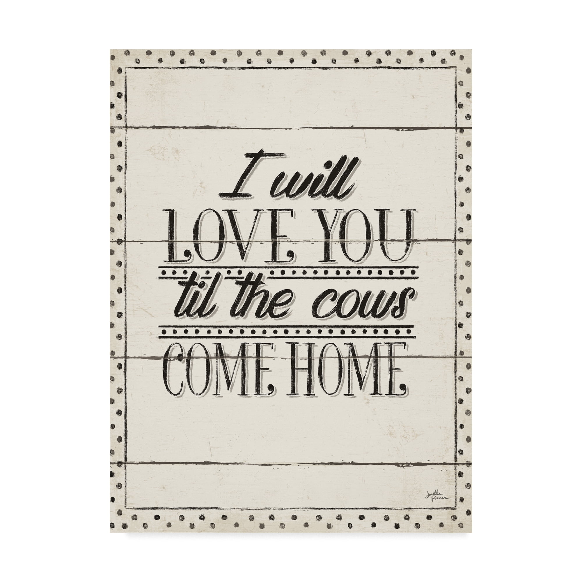 Trademark Fine Art 'Country Thoughts XIV' Canvas Art by Janelle Penner