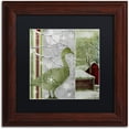 thumbnail image 1 of Trademark Fine Art "Country Xmas Duck" Canvas Art by Color Bakery Black Matte, Wood Frame, 1 of 4