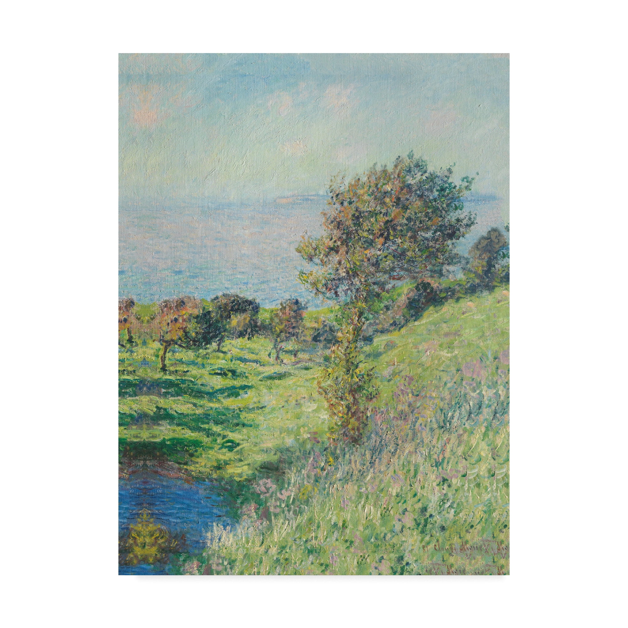 Trademark Fine Art 'Coup de vent, 1881 ' Canvas Art by Claude Monet