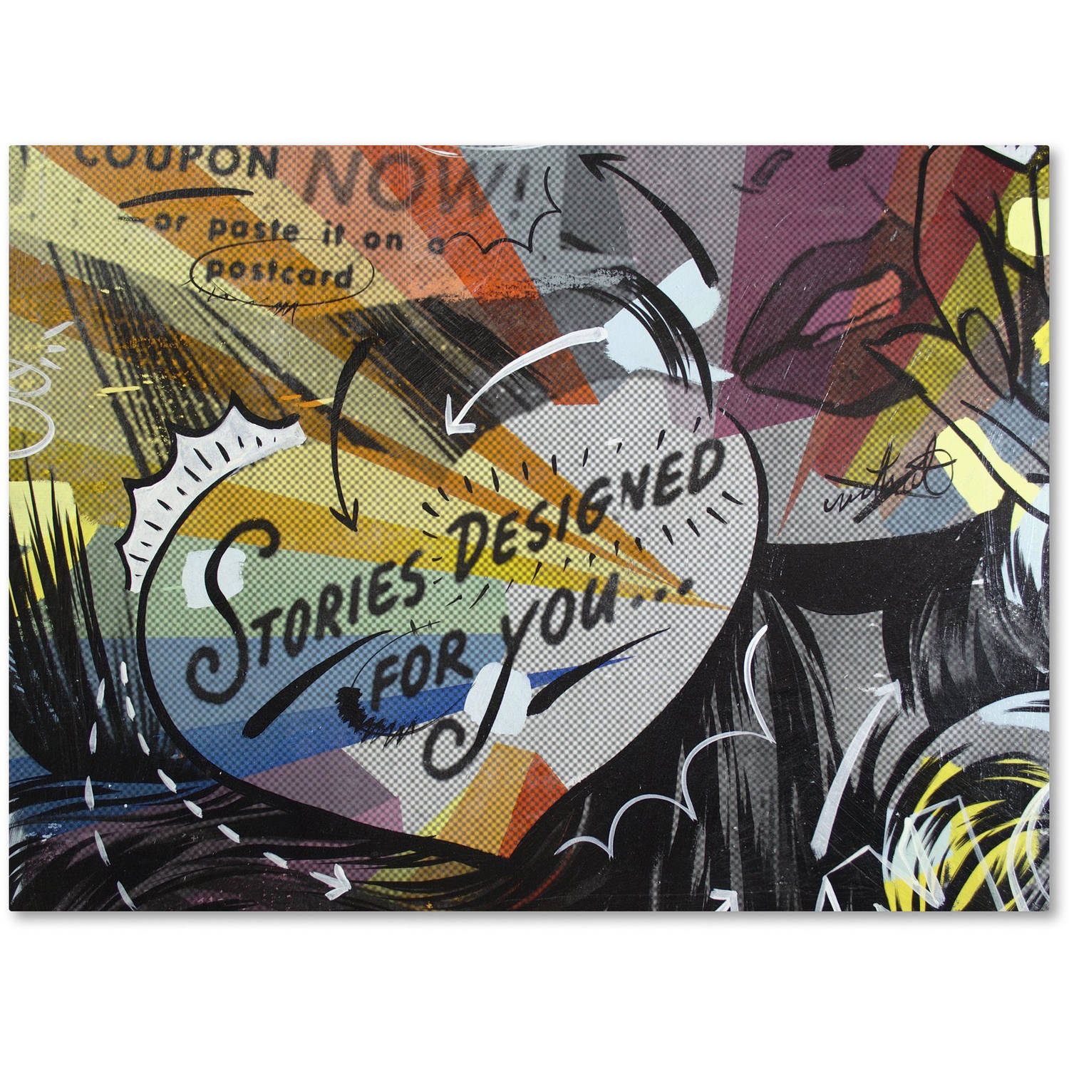 Trademark Fine Art "Coupon Stories" Canvas Art by Dan Monteavaro