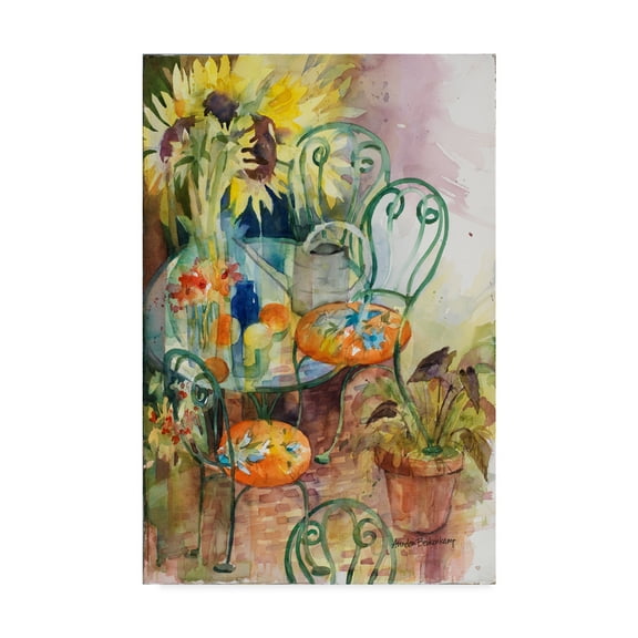 Trademark Fine Art 'Courtyard Colors' Canvas Art by Annelein Beukenkamp