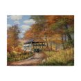 thumbnail image 1 of Trademark Fine Art 'Covered Bridge Landscape' Canvas Art by Bill Makinson, 1 of 3