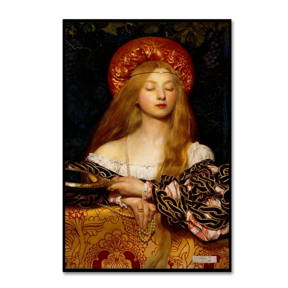 Trademark Fine Art 'Cowper Vanity 197' Canvas Art by Vintage Lavoie