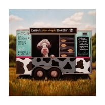 Trademark Fine Art 'Cowpies' Canvas Art by Lucia Hefferna