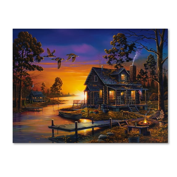 Trademark Fine Art 'Cozy Retreat' Canvas Art by Geno Peoples