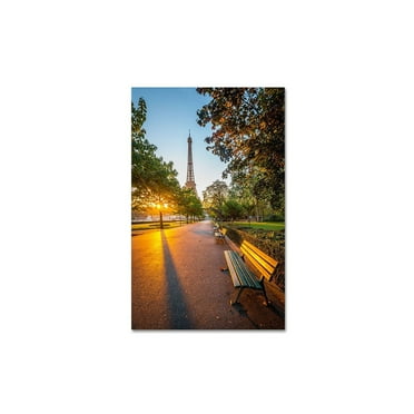 Trademark Fine Art "Crazy Morning Light Paris" Canvas Art by Mathieu Rivrin