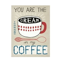 Trademark Fine Art 'Cream in Your Coffee' Canvas Art by Oliver Towne