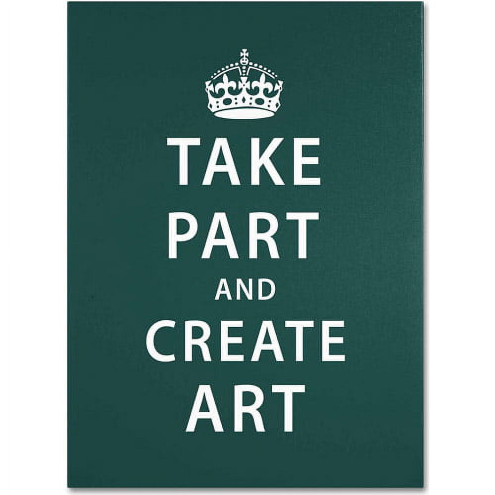 Trademark Fine Art "Create Art" Canvas Art by Megan Romo