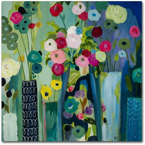 Trademark Fine Art "Create Beauty Every Day" Canvas Art by Carrie Schmitt