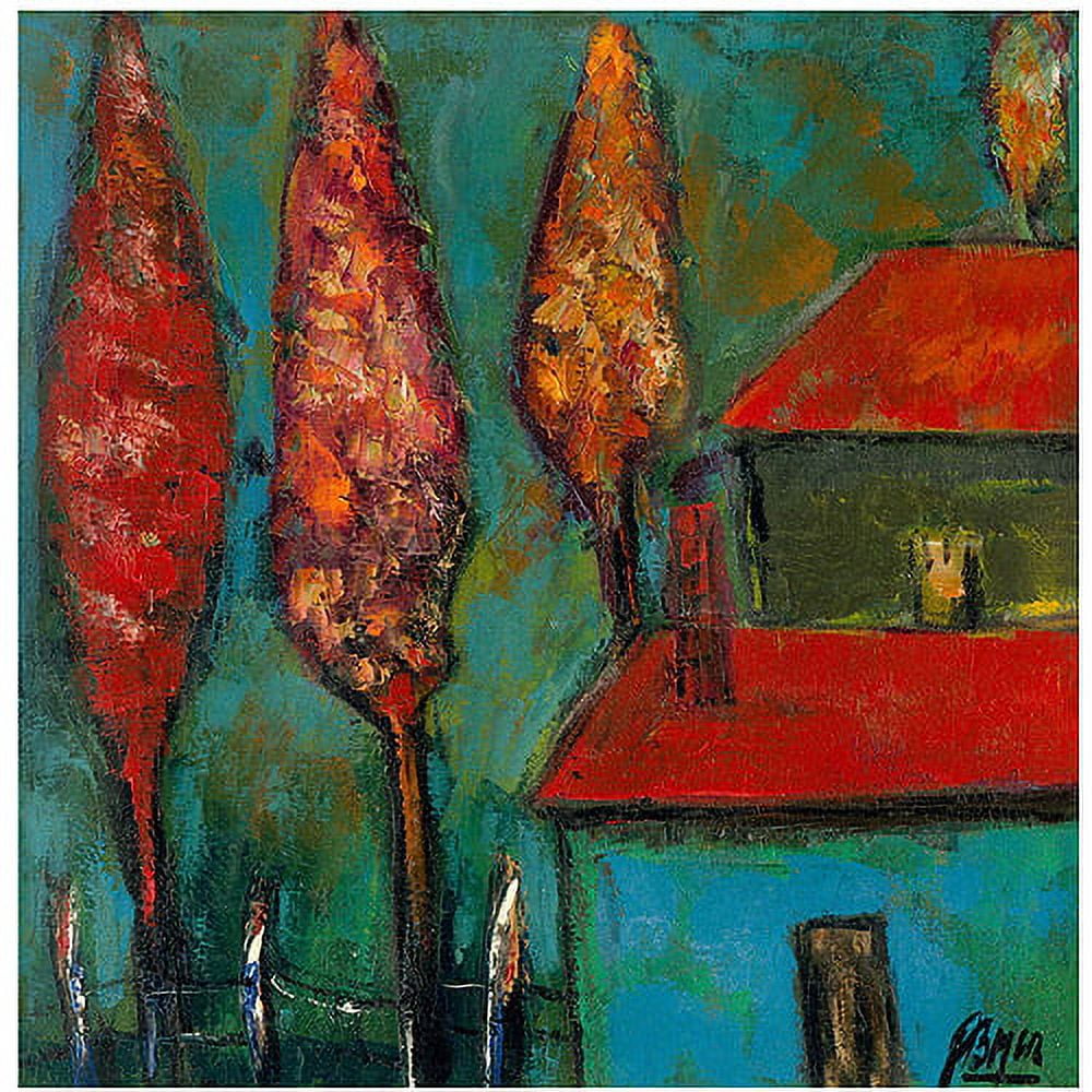Trademark Fine Art "Crimson Night" Canvas Art by Boyer