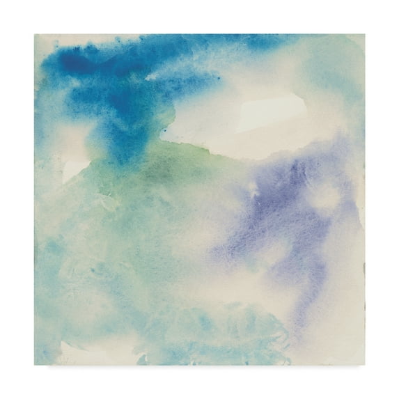 Trademark Fine Art 'Crinkle Blue' Canvas Art by Chris Paschke