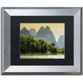 thumbnail image 1 of Trademark Fine Art "Crossing Water" Canvas Art by Philippe Hugonnard, Black Matte, Silver Frame, 1 of 4