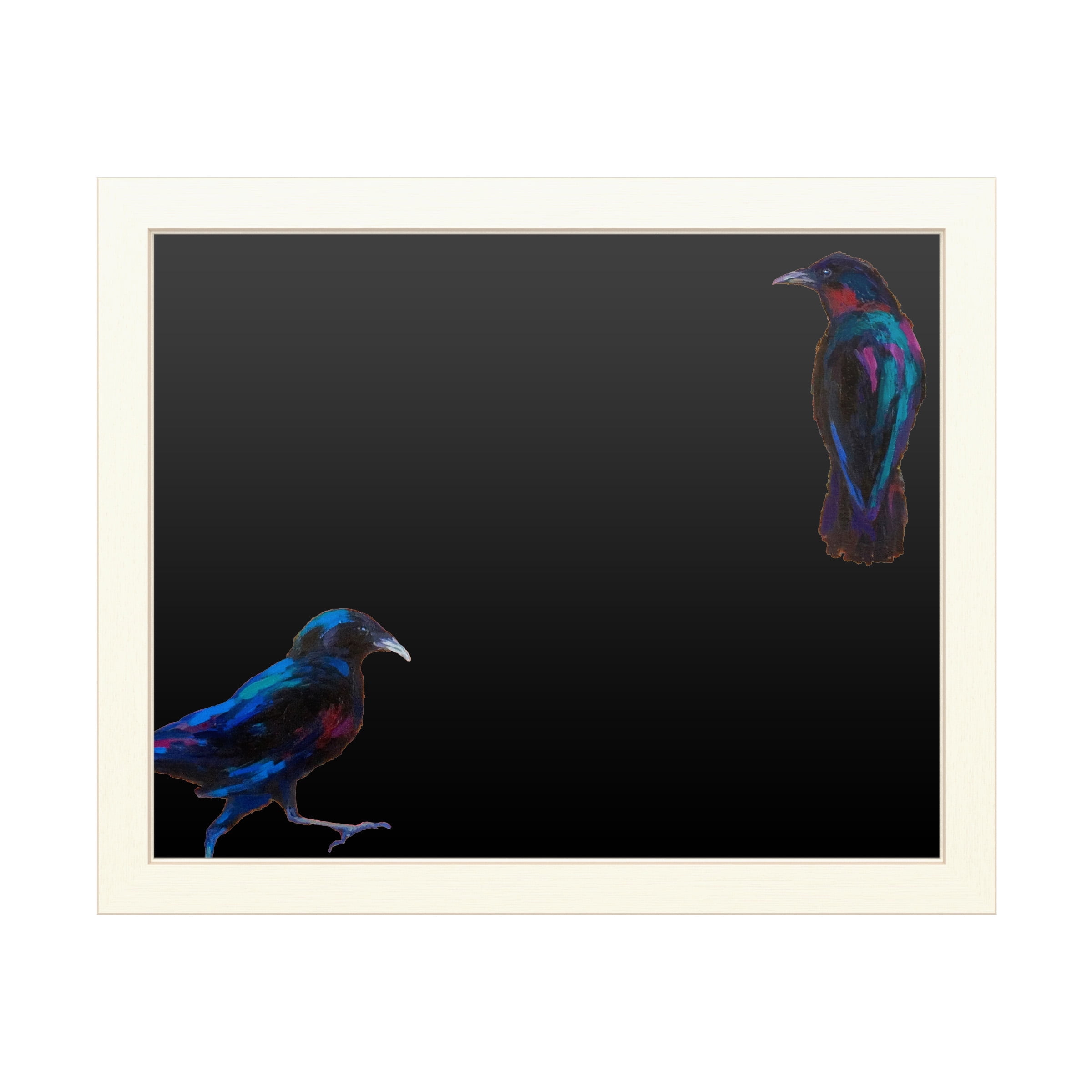 Trademark Fine Art 'Crows 9' Chalkboard by Marion Rose
