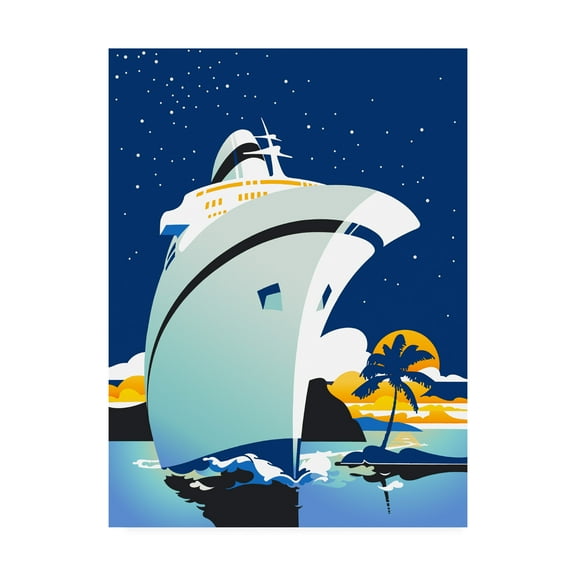 Trademark Fine Art 'Cruise Cover' Canvas Art by David Chestnutt
