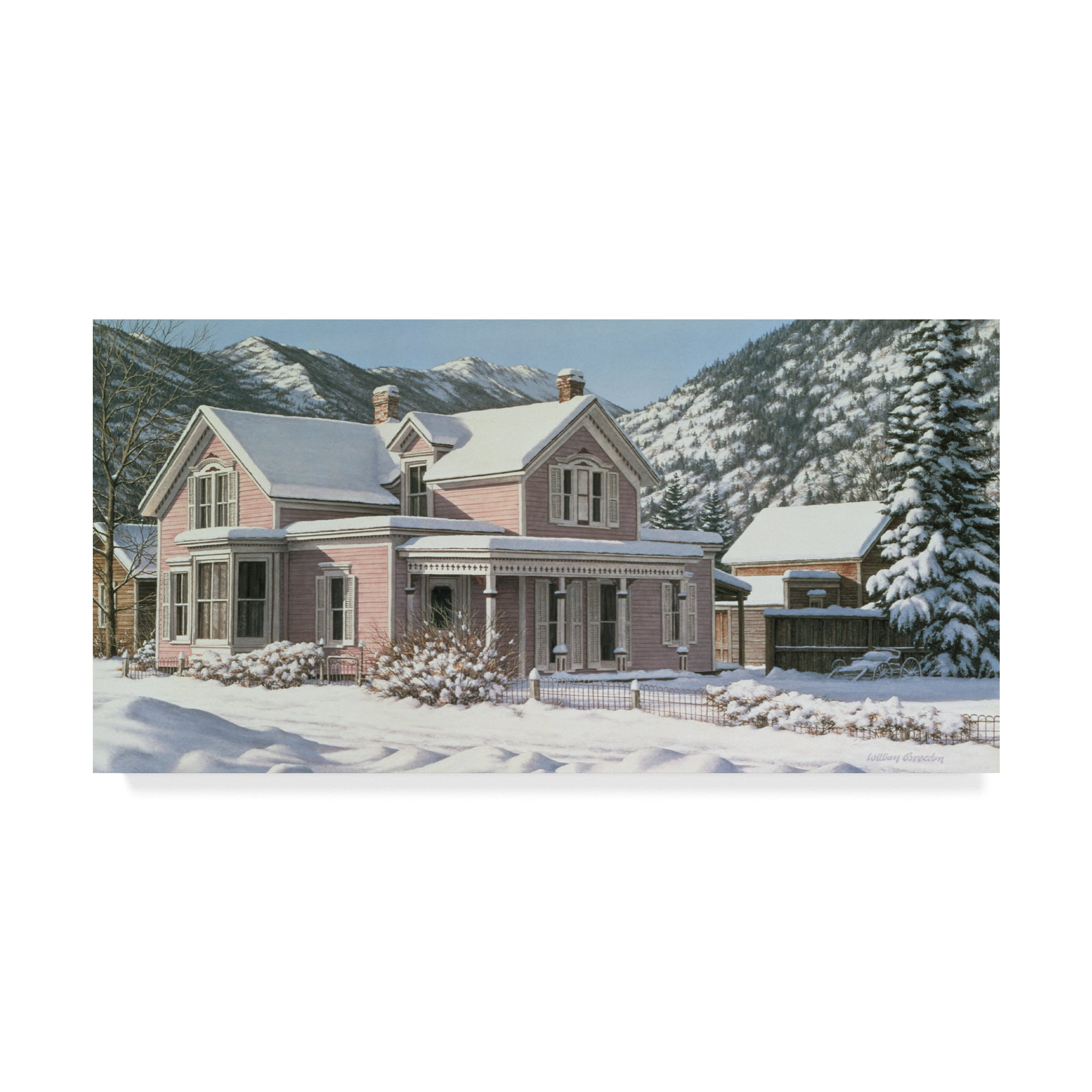 Trademark Fine Art 'Crystal Calm' Canvas Art by William Breedon