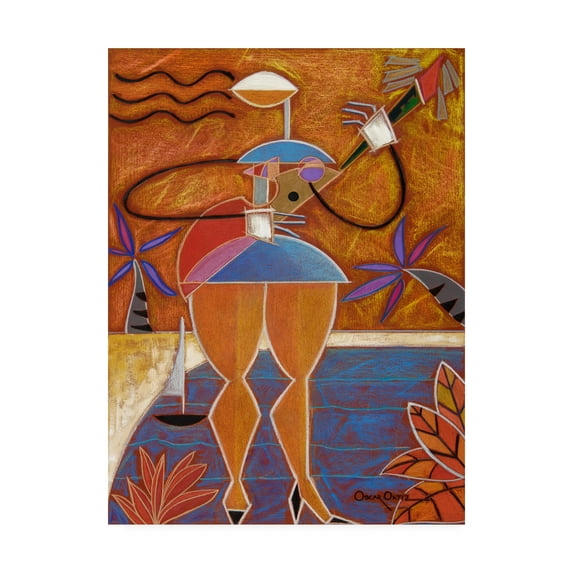 Trademark Fine Art 'Cuatro Caliente' Canvas Art by Oscar Ortiz